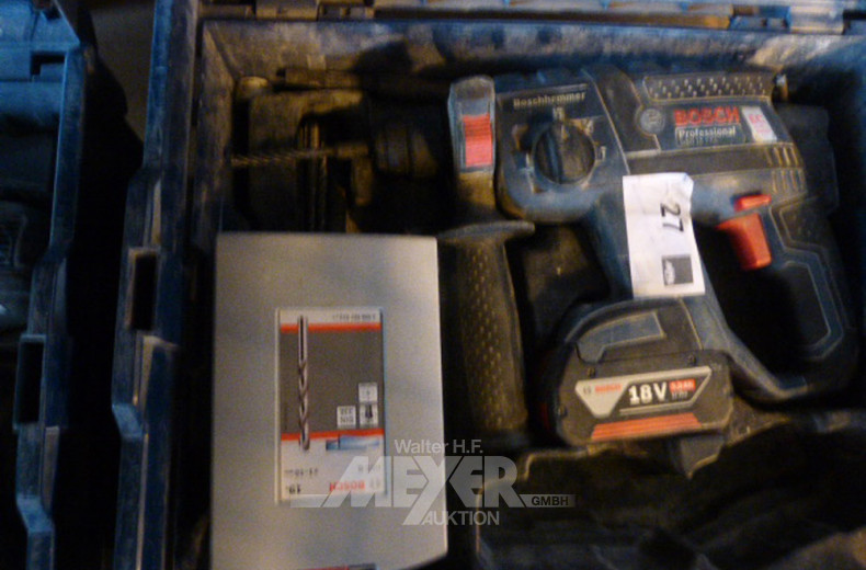 Akku-Bohrhammer im Koffer