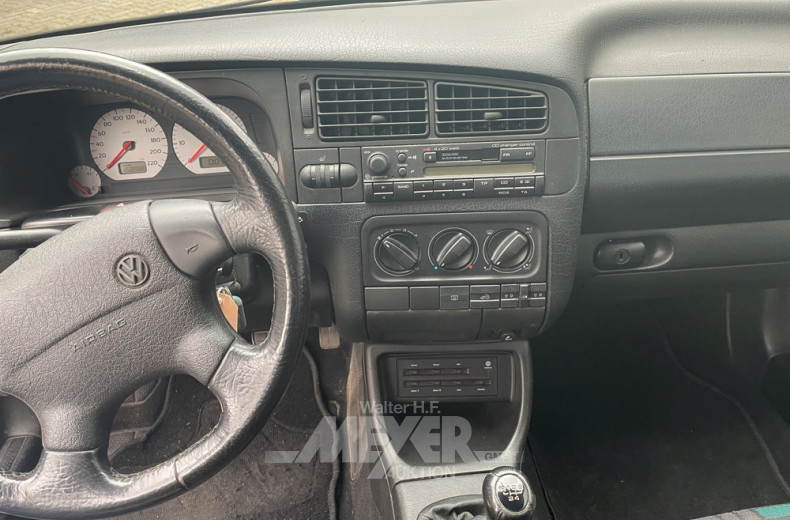 VOLKSWAGEN Golf III, Cabrio Karmann,