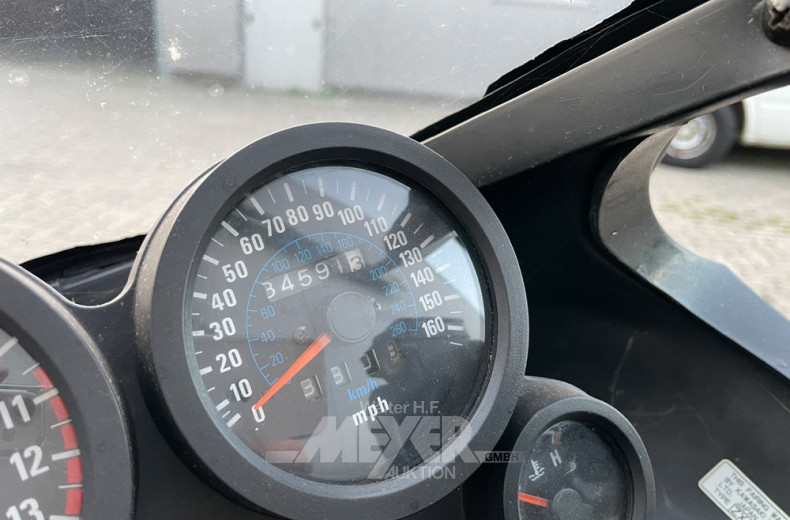 Motorrad KAWASAKI ZX900A, rot/grau