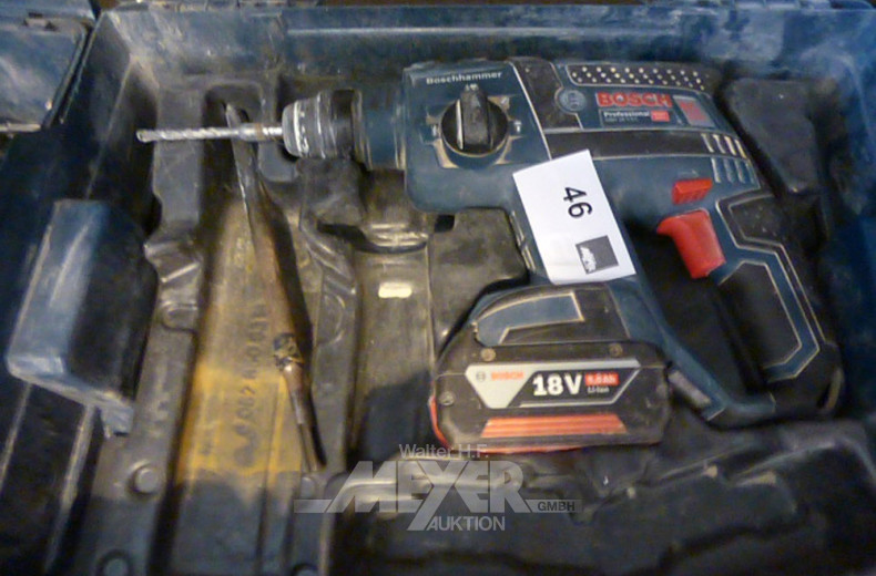 Akku-Bohrhammer im Koffer