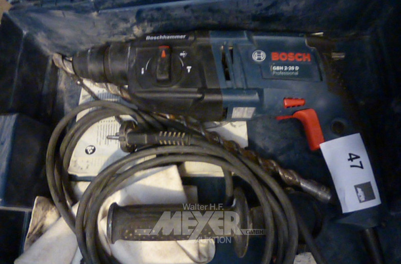 Bohrhammer im Koffer