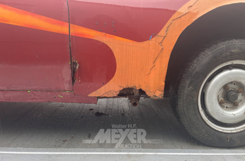 Opel GT A-L, orange-gelb, teilzerlegt,