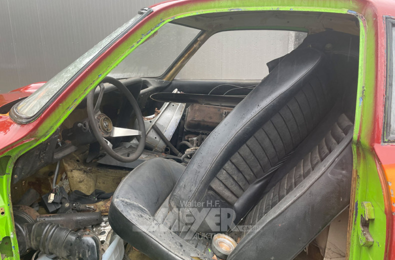 Opel GT A-L, orange-gelb, teilzerlegt,