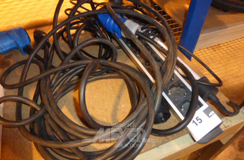 Verlängerungskabel, 1 Steckdosenleiste