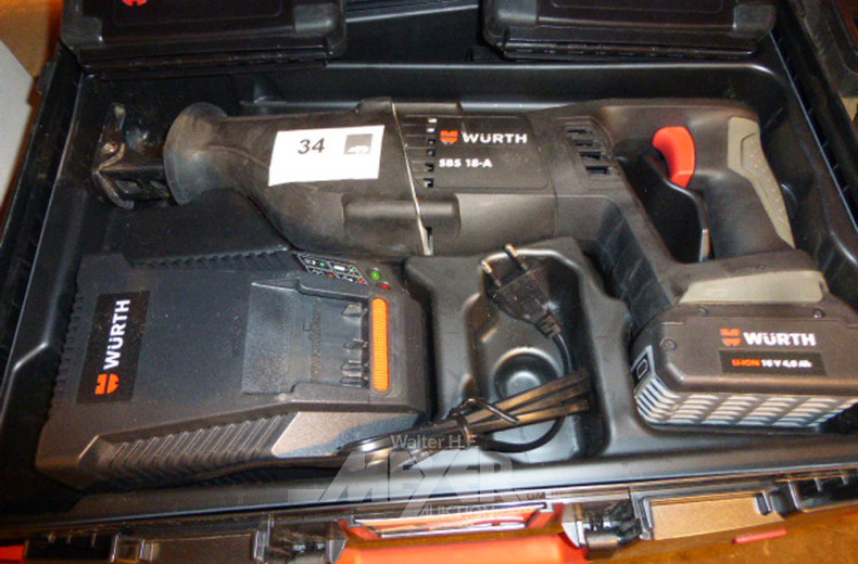 Akku-Säbel-/ Tigersäge im Koffer