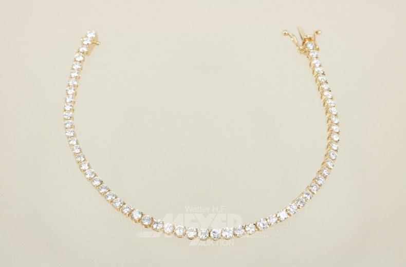 Armband, 750er GG, Allianzform,