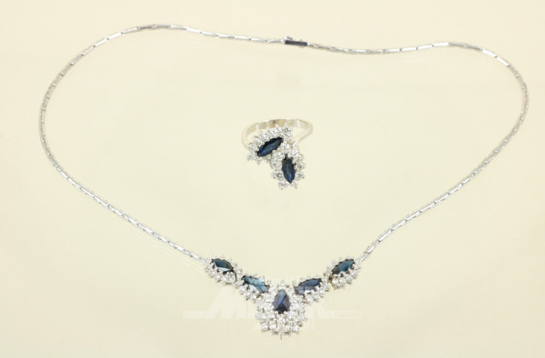 Schmuckgarnitur 2-tlg., best. aus: