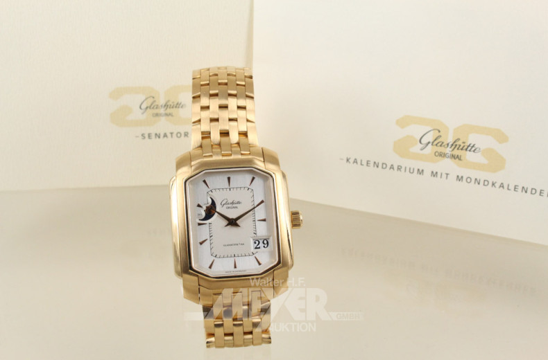 Herrenarmbanduhr, Glashutte, Senator