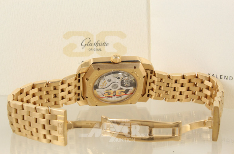 Herrenarmbanduhr, Glashutte, Senator