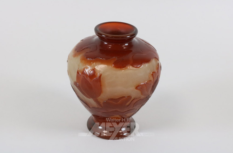 Kristall-Vase, Model nach Gallè,