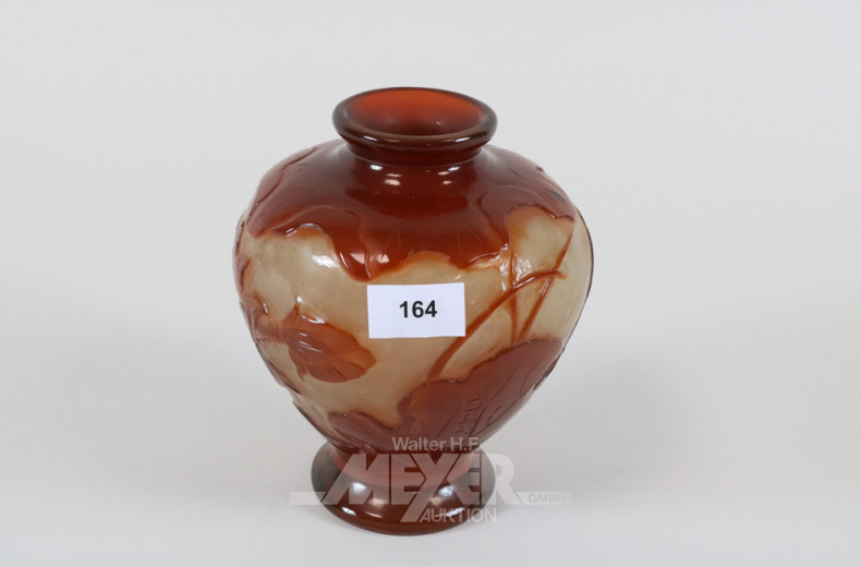 Kristall-Vase, Model nach Gallè,