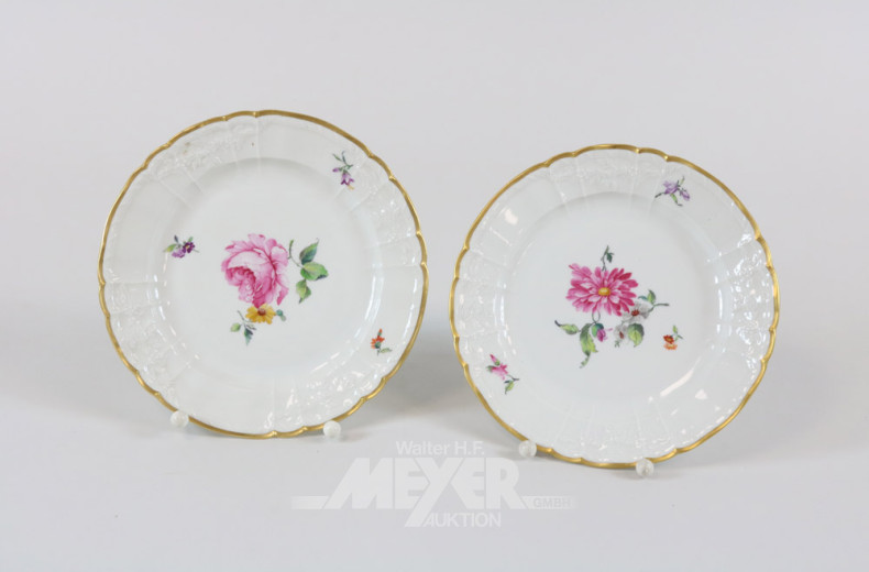 2 Porz.- Gedecke, KPM,