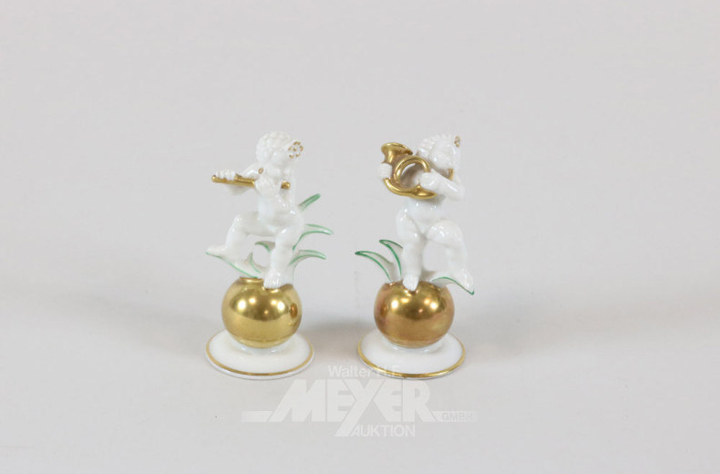 2 kl. Porzellan-Figuren HUTSCHENREUTHER