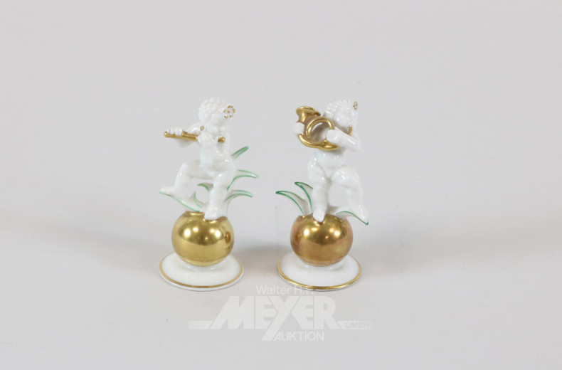 2 kl. Porzellan-Figuren HUTSCHENREUTHER