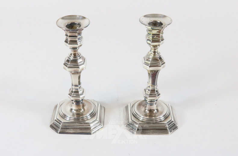 Paar Kerzenleuchter, 925er Silber,