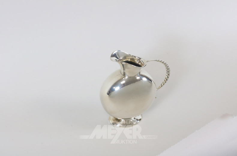 Henkelkanne, 835er Silber,