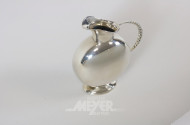 Henkelkanne, 835er Silber,