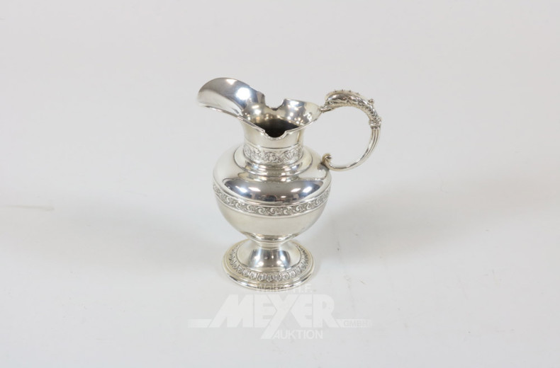 Rahmkännchen, 800er Silber