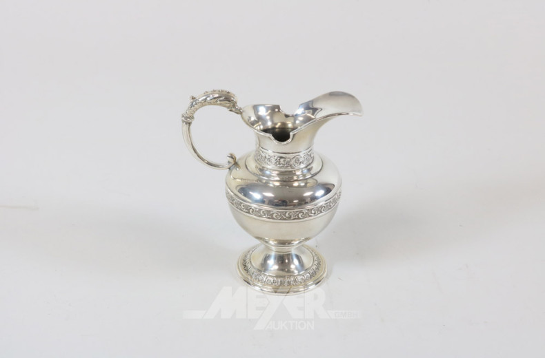 Rahmkännchen, 800er Silber