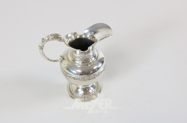 Rahmkännchen, 800er Silber