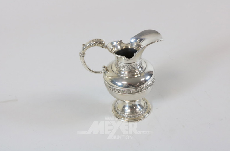 Rahmkännchen, 800er Silber