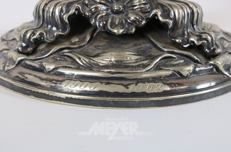 Paar gr. Tisch-Kandelaber, Jugendstil