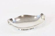 ovale Obstschale, 830er Silber