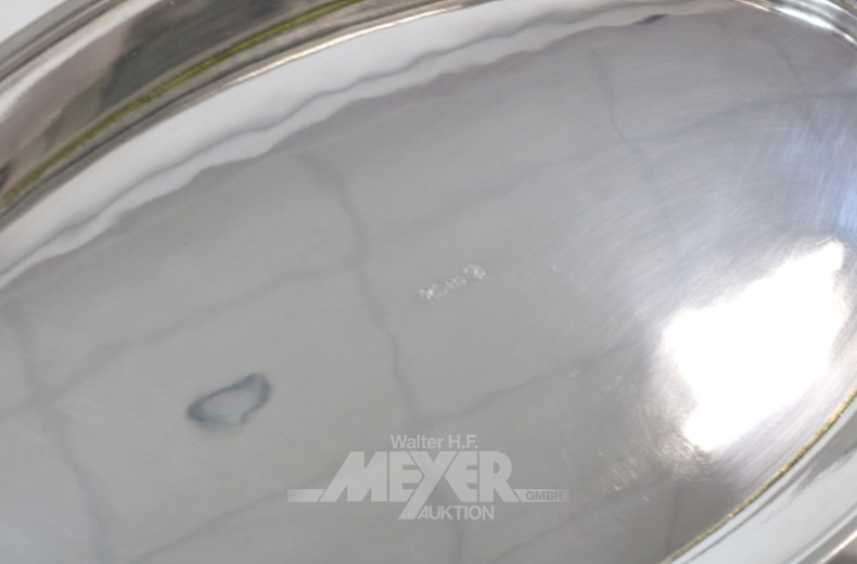 ovale Obstschale, 830er Silber