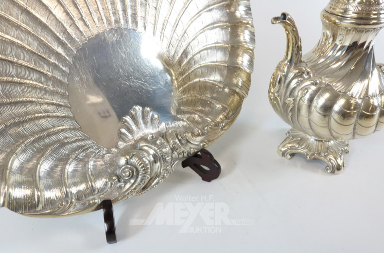 Kaffeekanne, 800er Silber