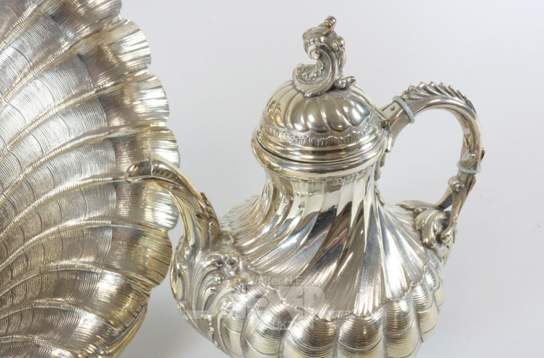 Kaffeekanne, 800er Silber