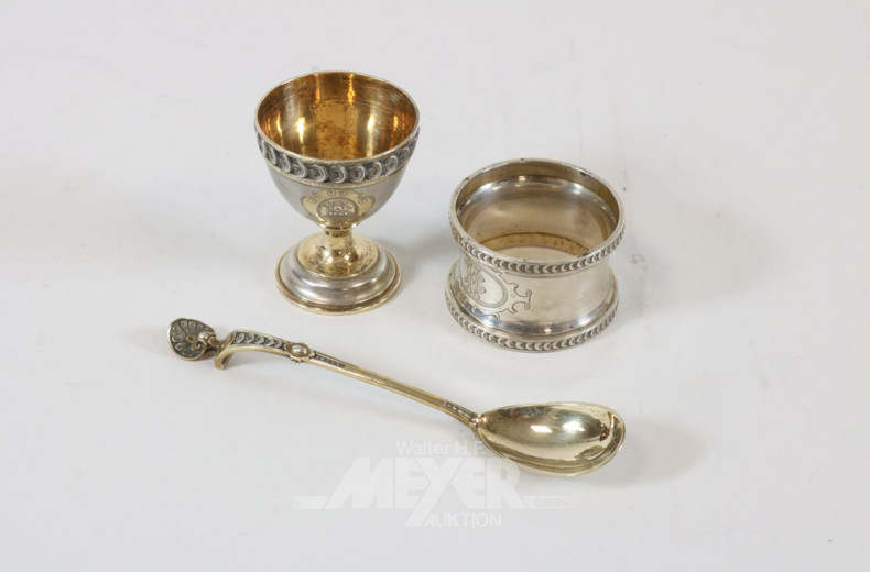 Set, 800er Silber, best. aus: