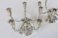 Paar Kerzenleuchter, 830er Silber,