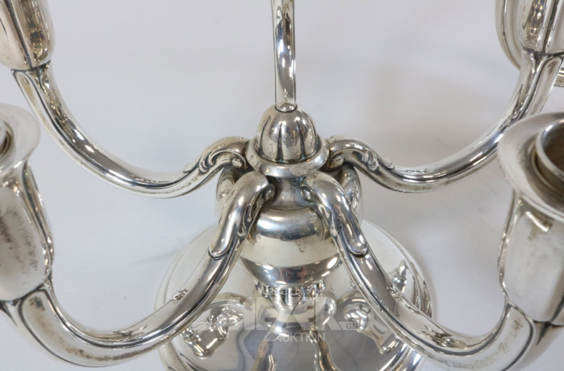 Paar Kerzenleuchter, 830er Silber,