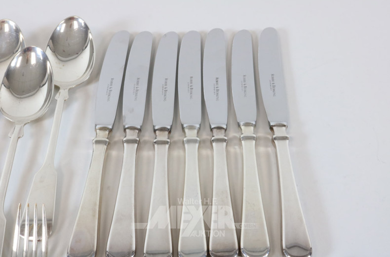 Essbesteck, 925er Sterl. Silber,