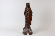 Holzschnitzfigur, ''Madonna'',