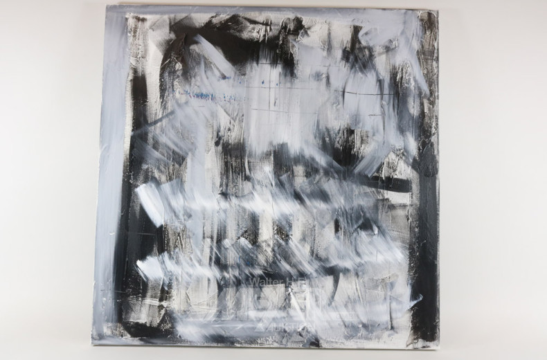 2 abstrakte Bilder, Gegenstücke,