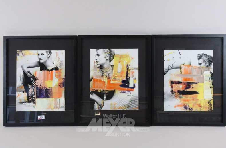 3 moderne Bilder, Serie,
