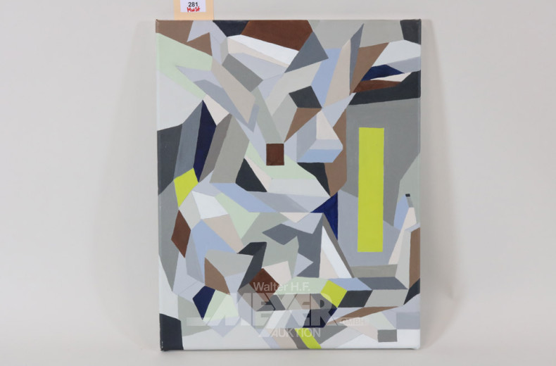 abstraktes Bild, geometrische Formen,