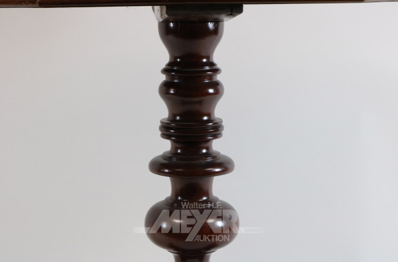 Nähtisch, 19 Jh., Mahagoni