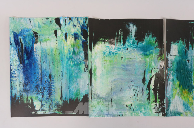 4 moderne Bilder, Serie, ''Growth'',