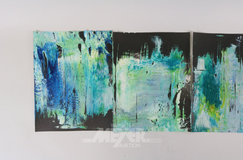 4 moderne Bilder, Serie, ''Growth'',