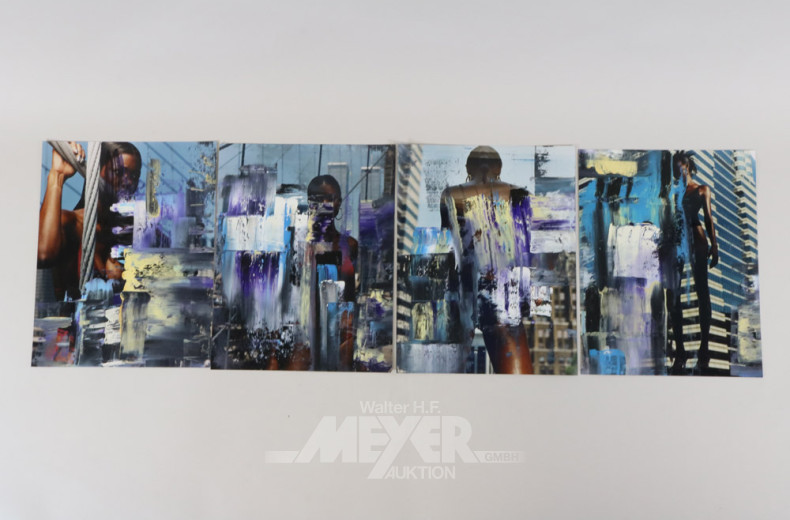 4 moderne Bilder, Serie,