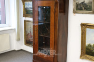 Biedermeier-Vitrine, Mahagoni,