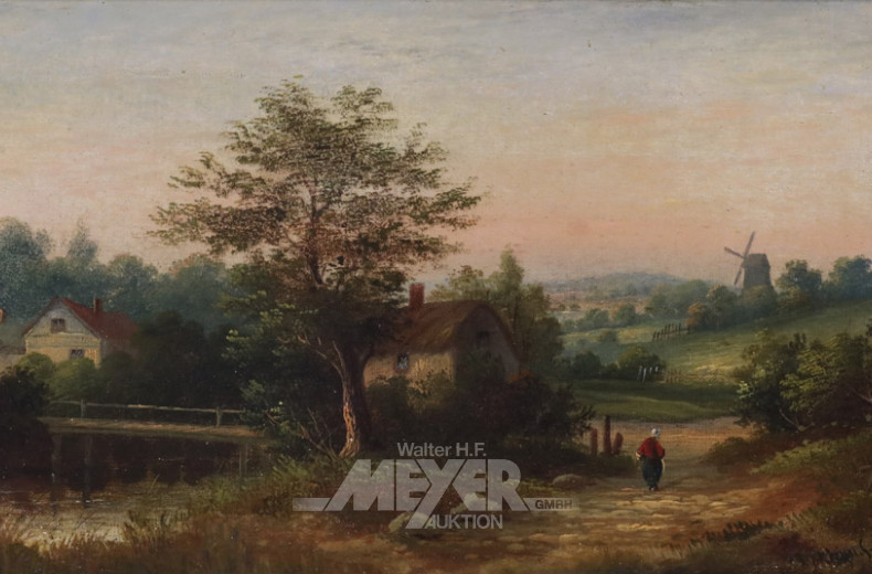 Gemälde ''Romantische Landschaft