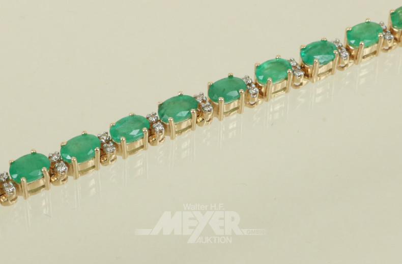 Armband, 585er GG, Allianzform,