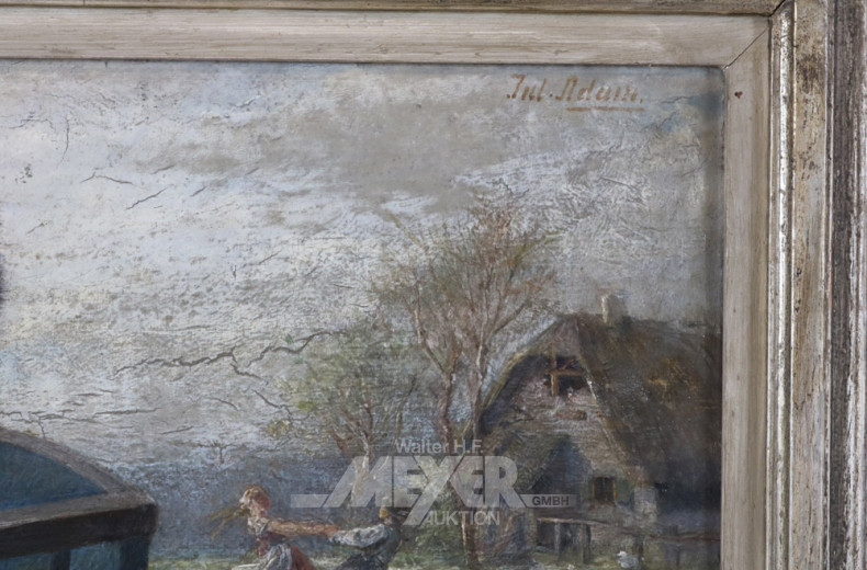 Gemälde ''Spielende Katzen im