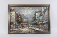 Gemälde ''Straßenszene in Paris''