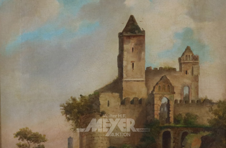 Gemälde ''Burgruine''