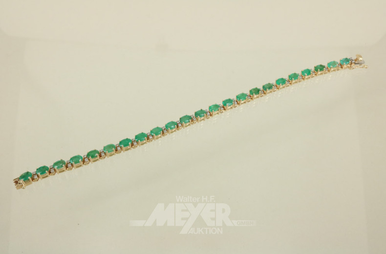 Armband, 585er GG, Allianzform,