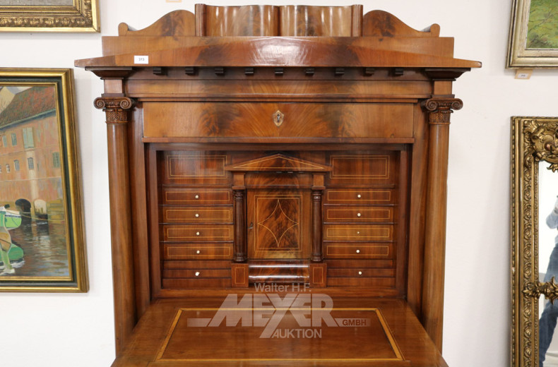 Biedermeier-Sekretär, 19. Jh.,